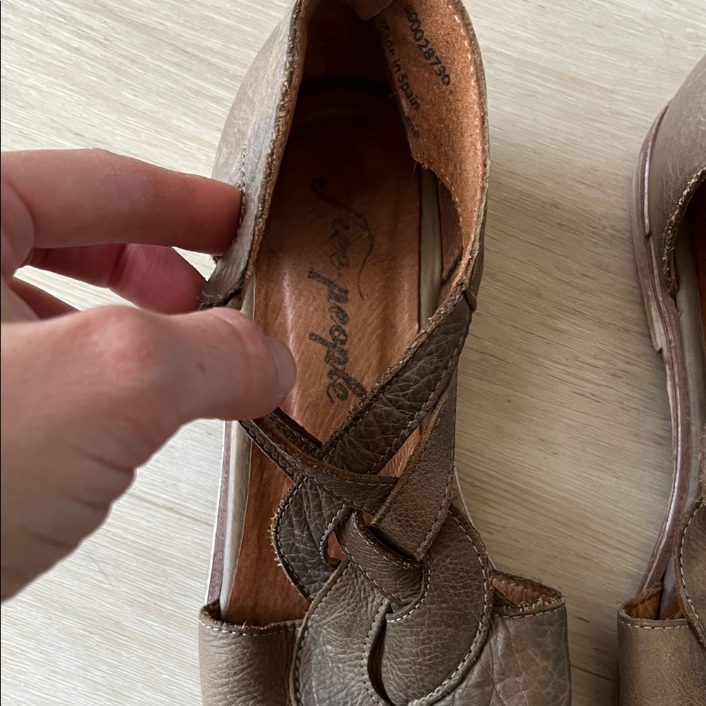 Free People Wonderlust Leather Flats - Picture 5 of 6